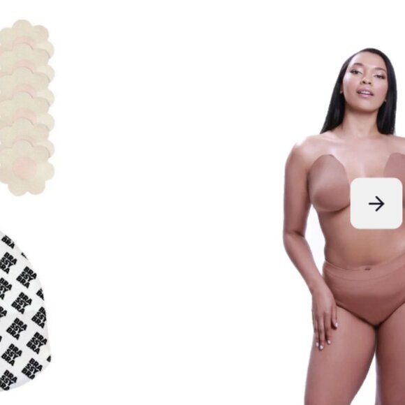 🆕️Brassybra Adhesive Bra Chocolate Set, Size C-D - Picture 7 of 8